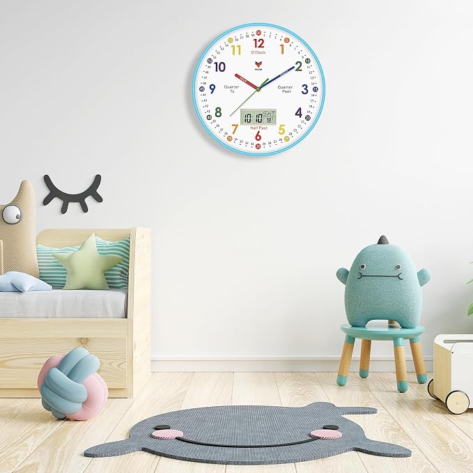 Foxtop Digital and Analog Learning Clock - Image 5