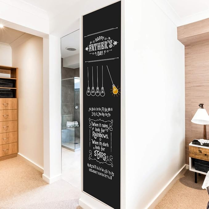 Chalkboard Wall Sticker Wall Decal Blackboard Wallpaper Large Chalkboard by KDG