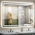 Briivue 66x40 Inch LED Bathroom Mirror by Briivuemodernmirrors