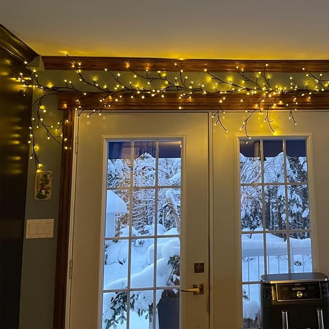 NIDISETPJAS 2Pcs Enchanted Willow Vine Lights - Image 4