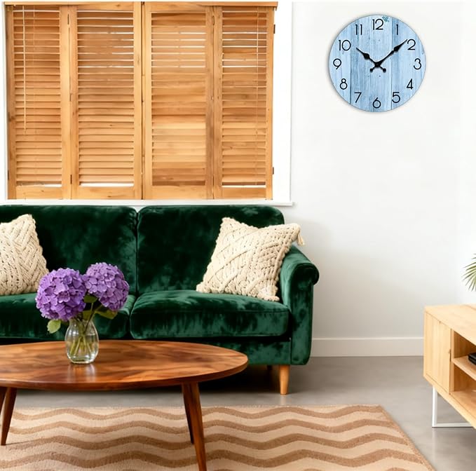 Wall Clock, Modern Wall Clocks Battery Operated, Silent Non Ticking Clock - Image 7