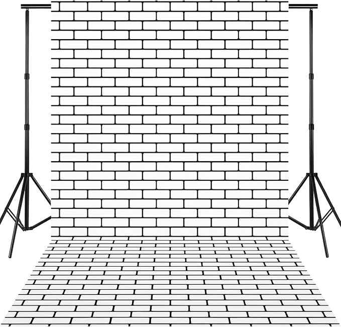 Chuangdi 2pcs 4.5 x 9 Feet Brick Wallpaper Peel and Stick Backdrop Tablecloth - Image 3