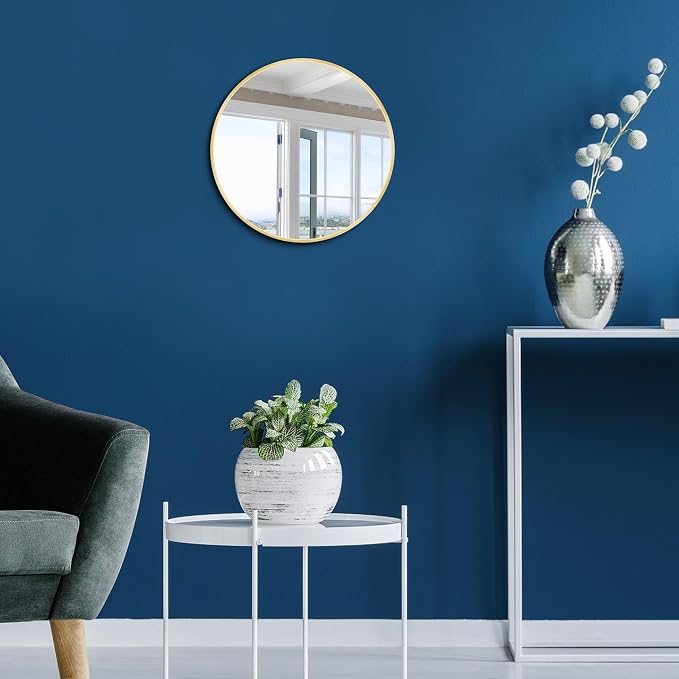 Itrue 12 Inch Small Round Wall Mirror, Not Full Size - Image 3