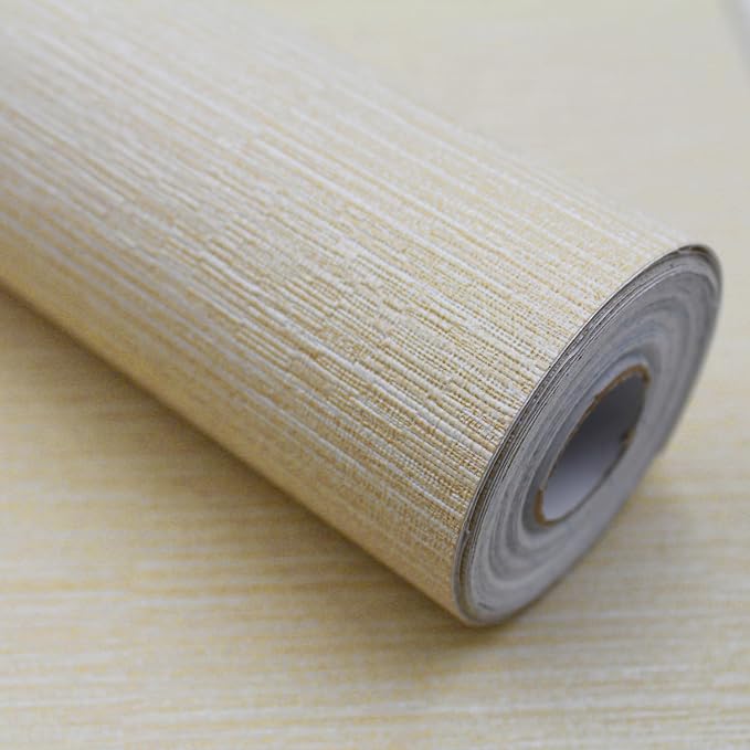 Thick Grasscloth Peel and Stick Wallpaper- 17.7"x 196" Textured Wall Paper by auxua