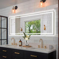 Ratsamee 72x32 Inch LED Bathroom Mirror by RATSAMEE