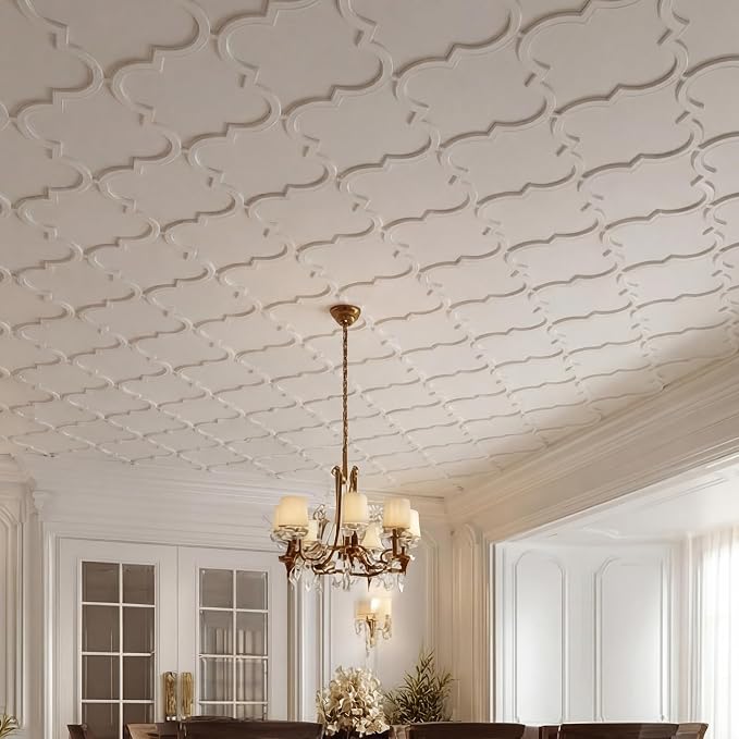 Yalikop 6 Pcs 3D 12inch Wall Panels Premade Wainscoting Kits Large Art - Image 4