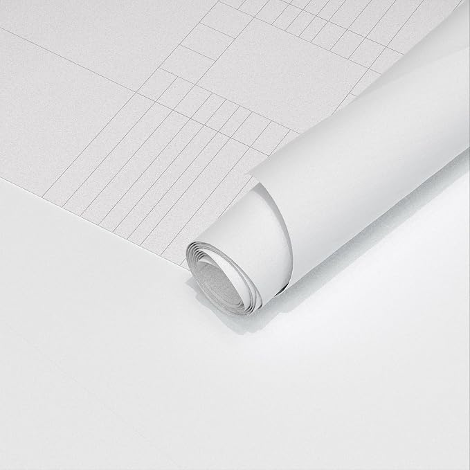 Yancorp 16"x120" Matte White Contact Papaer Peel and Stick Wallpaper Vinyl Wrap - Image 7