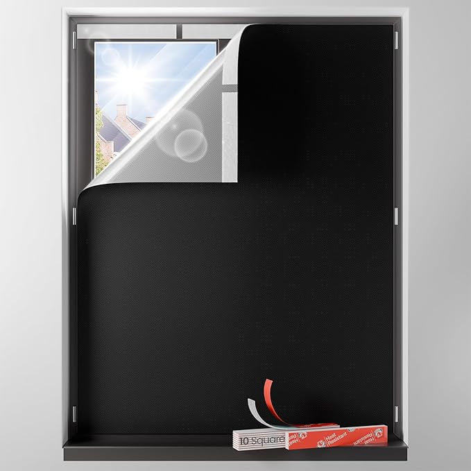 Sumobaby Blackout Curtains for Bedroom Portable 23"x60", No Drill Blackout by Sumobaby