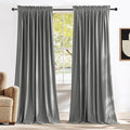 NICETOWN Super Soft Velvet Curtains 84 inches, Sound Reducing Cold Heat by NICETOWN