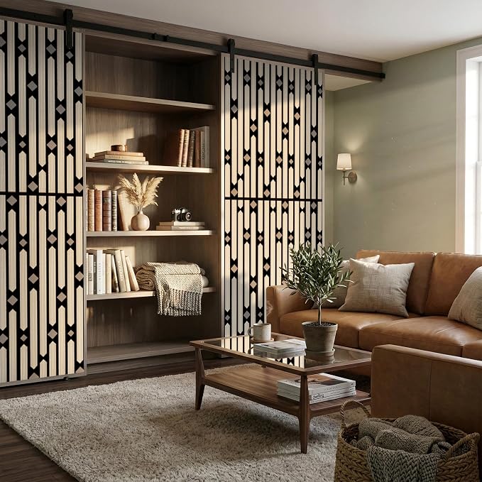 PVC Acoustic Wall Panels, Geometric Sound-Reducing Panels - Image 3