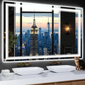 48"x30" LED Bathroom Mirror by INFINIGLASS