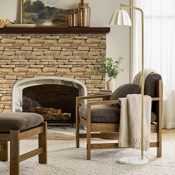 Commomy 3D Faux Stone Wall Panel Peel and Stick Wall Tiles - Image 7