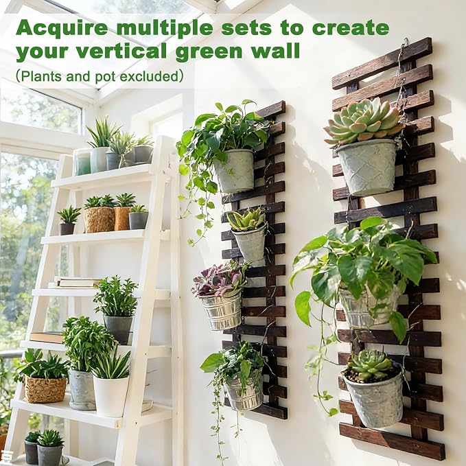 Mulctun 2 Pcs Wall Planters - Image 4