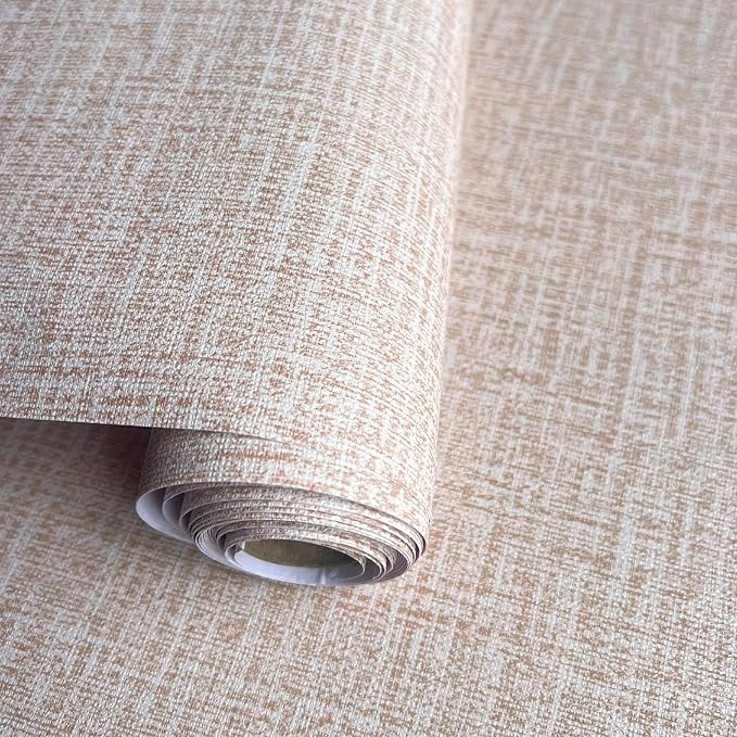 Yancorp 24"x197" Textured Fabric Peel and Stick Wallpaper by YancorpHomeDecor