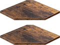 Fun Memories Corner Shelf Wall Mount, Floating Corner Shelves, Rustic Wood Wall by FunMemories