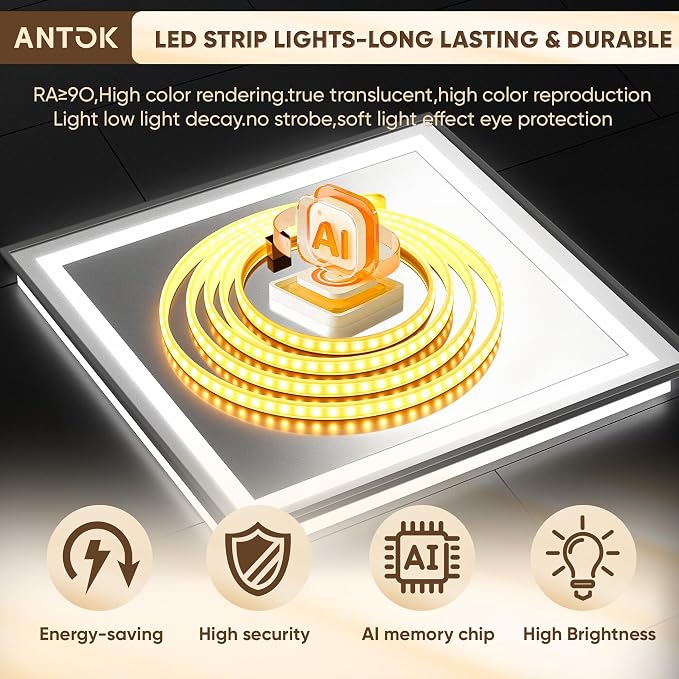 Antok 48X32 LED Bathroom Mirror - Image 6