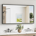 Keonjinn 55 x 30 Inch Black Bathroom Mirrors by Keonjinn