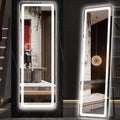 Hasipu Full Length Mirror with Lights, Full Body Dressing Standing, Hanging by Whatssuitableisthebest