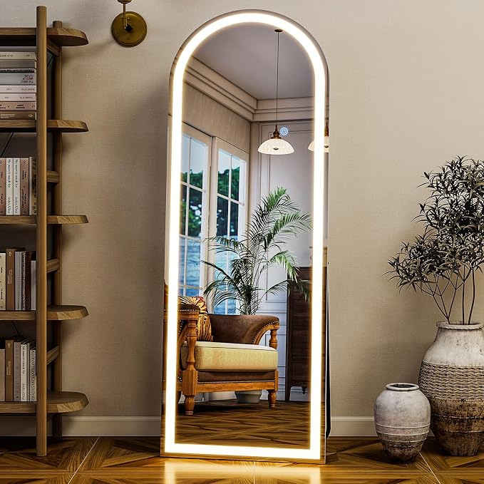 GLSLAND 20"x56" Arched LED Full Length Mirror - Image 8