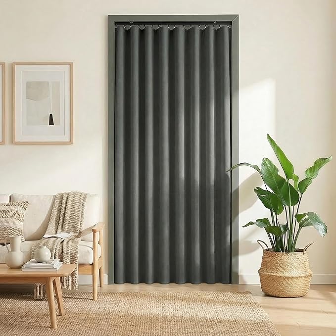hoeflife Blackout Curtains for Bedroom Room Darkening Curtains for Living Room - Image 2