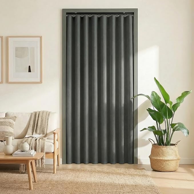 hoeflife Blackout Curtains for Bedroom Room Darkening Curtains for Living Room - Image 2