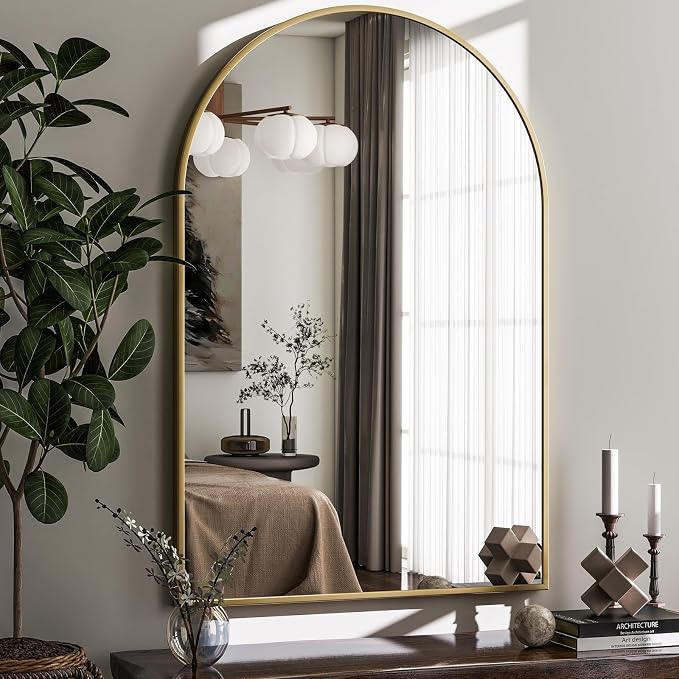 HARRITPURE 20"x30" Arched Bathroom Mirror - Image 8