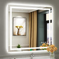 Briivue 40x38 Inch LED Bathroom Mirror by Briivuemodernmirrors