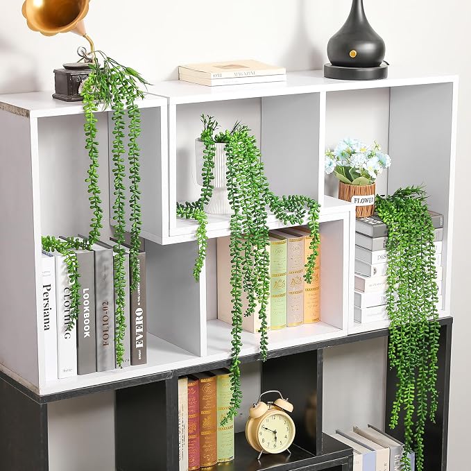 6pcs Artificial Succulents Hanging Plants, Fake Hanging Plant String of Pearls - Image 7