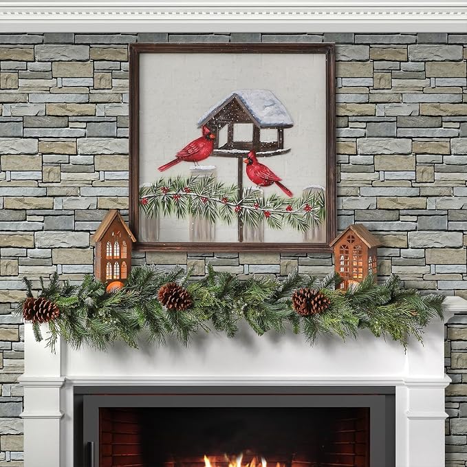 3D Peel and Stick Faux Stone Wall Panels 11.8" x 11.8" 10-Pack, Stone-Look Wall - Image 2