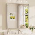 TETOTE Brushed Nickel Mirror 36 x 36 Inch by TETOTE