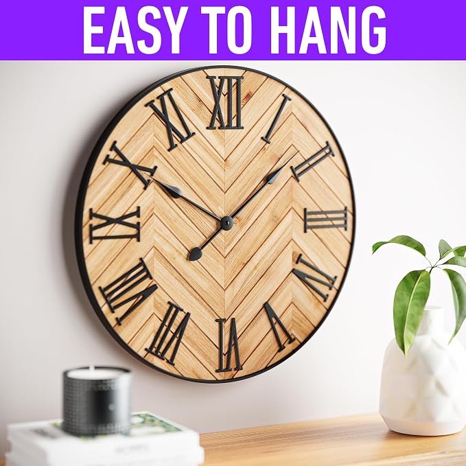 Large Wall Clock 24" Round - Image 4