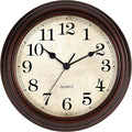Wall Clock, 12 Inch Silent Non Ticking Battery Operated Clocks, Decorative by HYLANDA