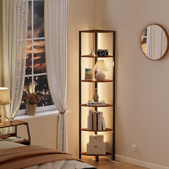 Furnulem 6 Tier Corner Shelf - Image 6