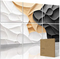 6-Pack Acoustic Wall Panels 72x48 Inches Decorative Sound Absorbing Panels- by HushHues