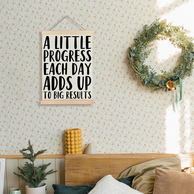Supwhd Aesthetics Positive Affirmations Wall Decor, Inspirational Add Up to Big - Image 2