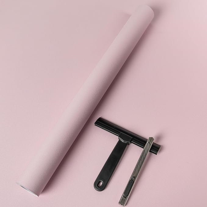 practicalWs Pink Wallpaper Peel and Stick by practicalWs