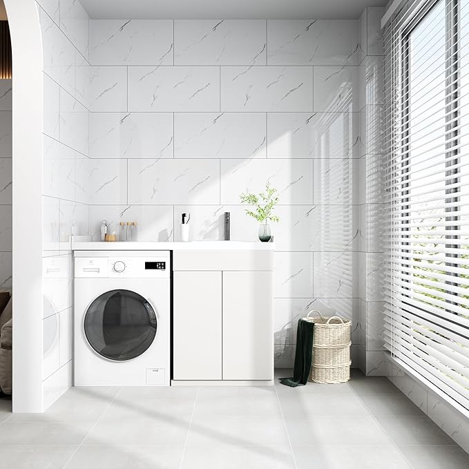 Haimin Wall Panels Peel and Stick 10 Pieces 23.6x11.8in Lightweight Backsplash - Image 3