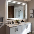 EOGOW LED Bathroom Mirror with Lights, 3 Colors Bathroom Mirror, Wall Mounted by EOGOW