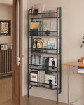 UMDONX Behind The Door Bathroom Shelf Narrow 5-Tier, Space-Saving Slim Storage by UMDONXBuyNow