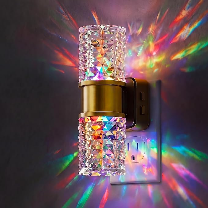 L LOHAS LED Night Light, Night Lights Plug into Wall, 10-Color RGB Change by LLOHASLED