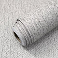Grey Grasscloth Peel and Stick Wallpaper Faux Linen Contact Paper 15.7inch x by lenify