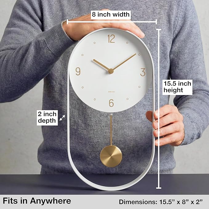 Driini Modern Pendulum Wall Clock - Image 3