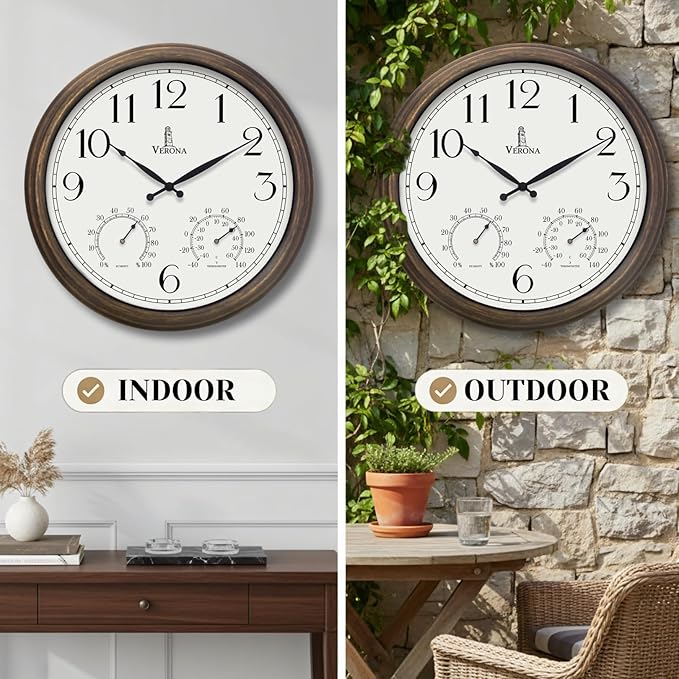 Outdoor Clocks for Patio Large Waterproof - Image 6