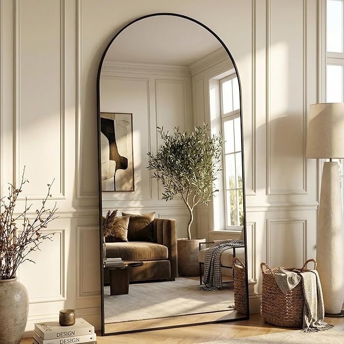 Suidia 81"x41" Arched Full Length Mirror - Image 2