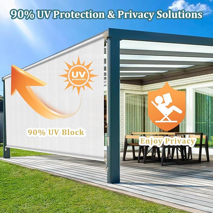 Shade&Beyond Outdoor Roller Shades - Image 2