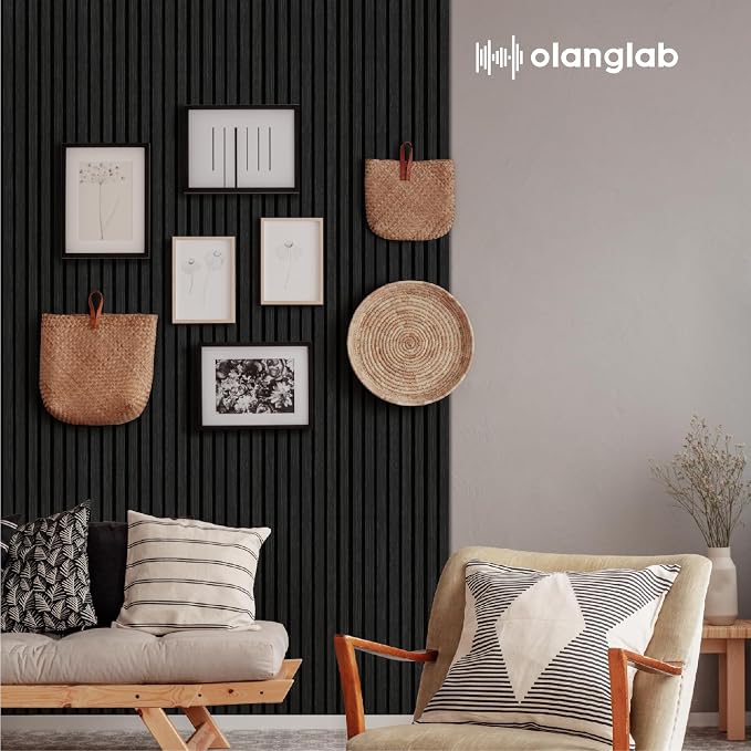 Olanglab Wood Wall Panels 4 Pack, Wood Slat Acoustic Wall Panels, 94.5"x12.6" - Image 6
