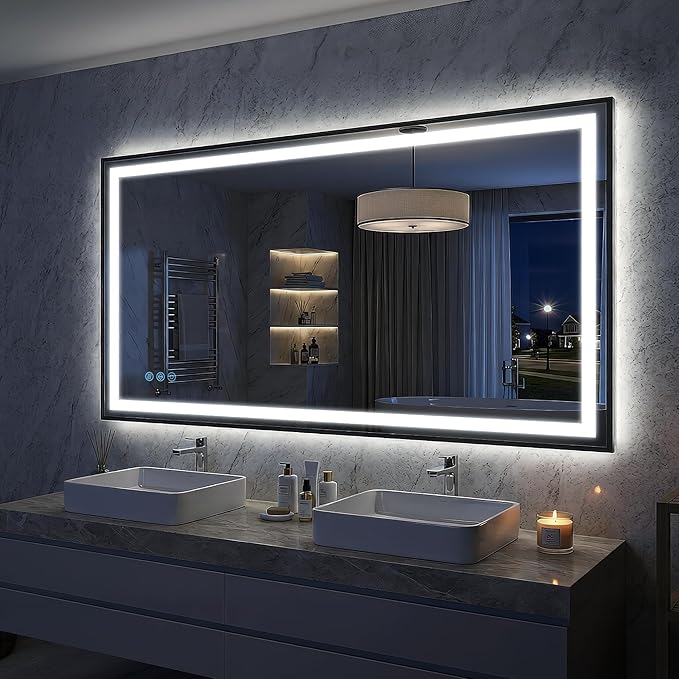 Antok 55X30 LED Bathroom Mirror by AntokMirror