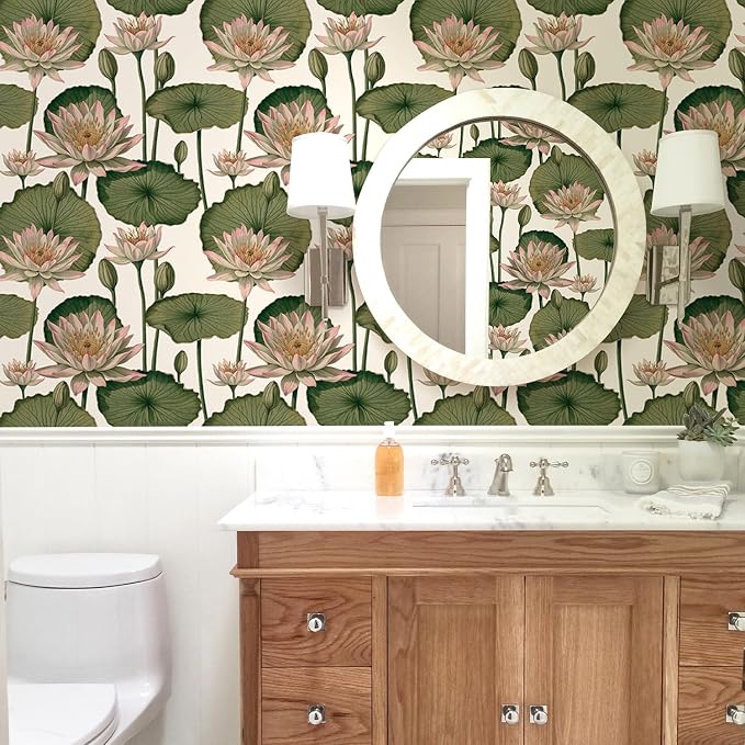 Orainege Floral Wallpaper Peel and Stick Floral Contact Paper Boho - Image 9