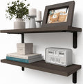 RICHER HOUSE Floating Shelves for Décor, Rustic Wood Wall Shelves for Bedroom by RicherHouse