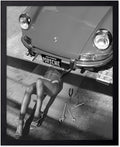 Poster Master Woman Classic Car Poster by PosterMaster